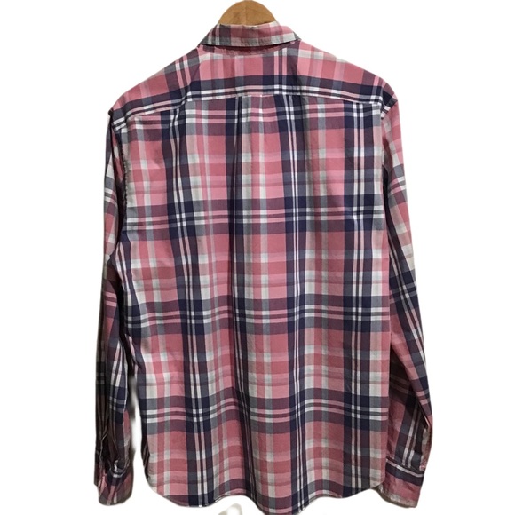 J. Crew slim untucked secret wash shirting men’s plaid shirt multicolor - Picture 2 of 10